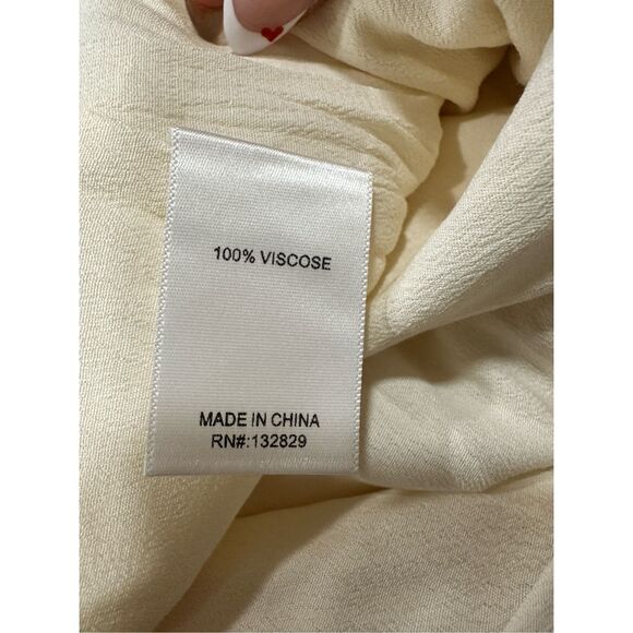 NWT Michael Costello x REVOLVE Skylar Maxi Dress in Ivory Size XXS $358 - Picture 10 of 10